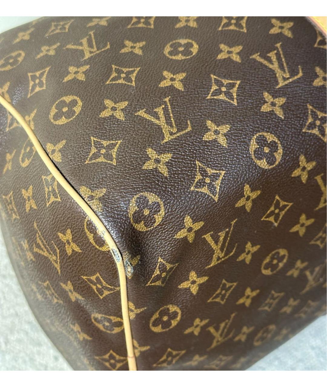 LOUIS VUITTON Оранжевая кожаная дорожная/спортивная сумка, фото 7