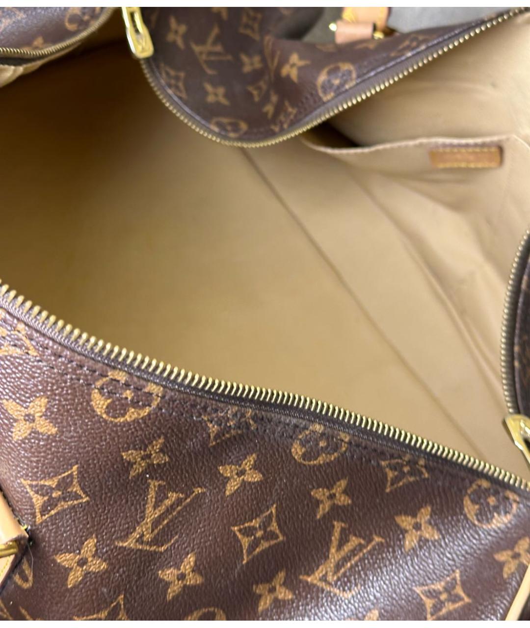 LOUIS VUITTON Оранжевая кожаная дорожная/спортивная сумка, фото 6