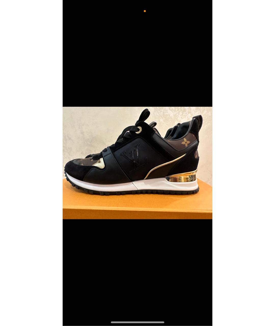 LOUIS VUITTON Черные кроссовки, фото 5