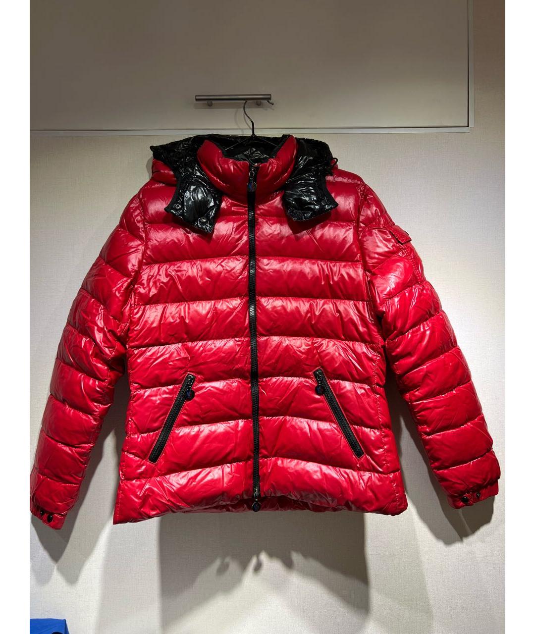 MONCLER Красный пуховик, фото 8