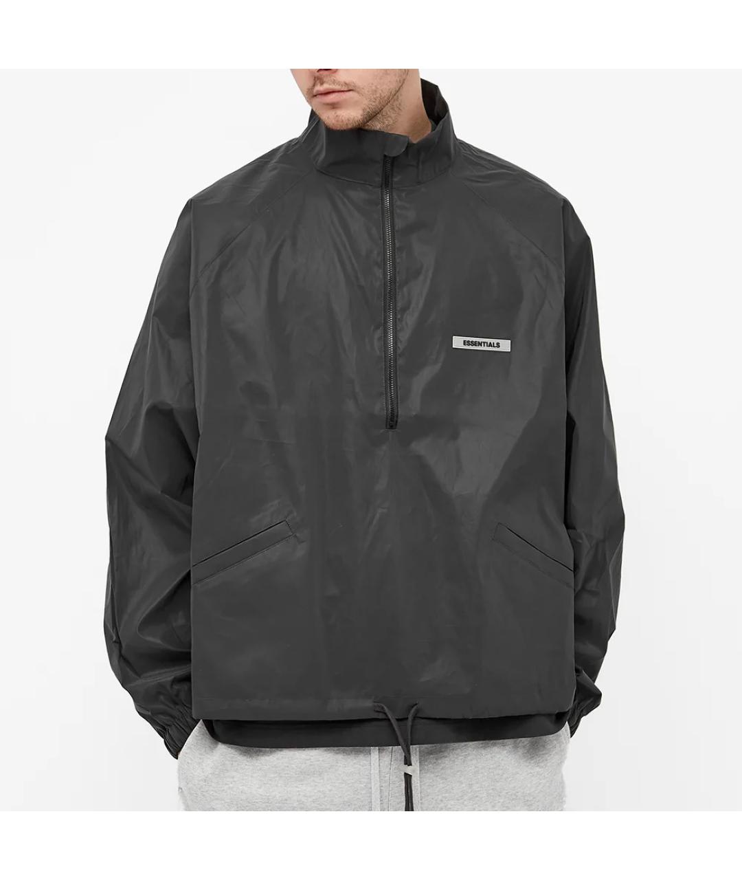 FEAR OF GOD ESSENTIALS Черная куртка, фото 4