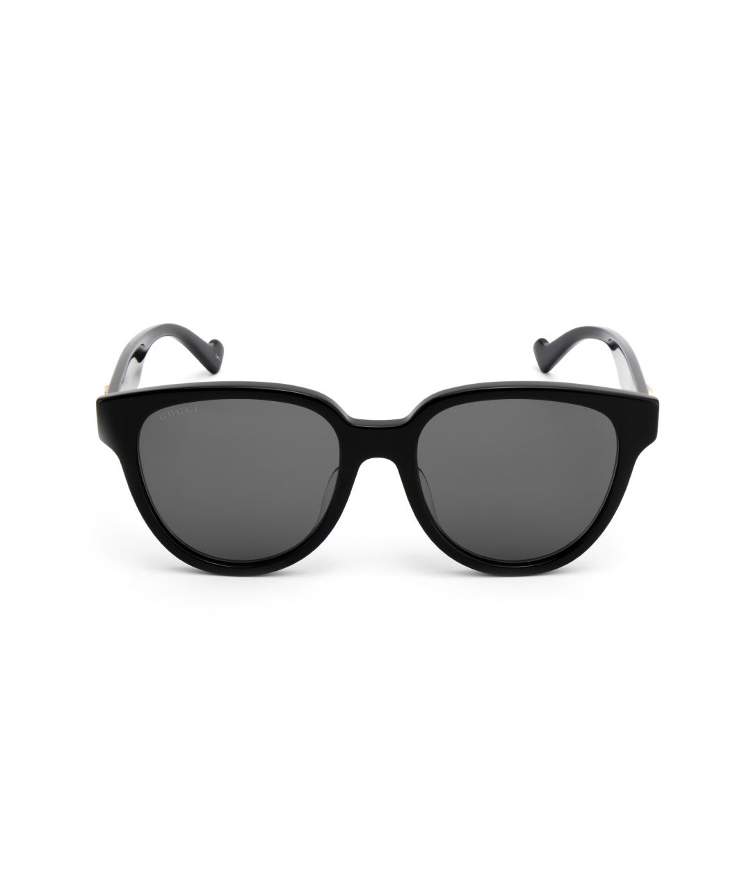 GUCCI Черные пластиковые солнцезащитные очки, фото 2