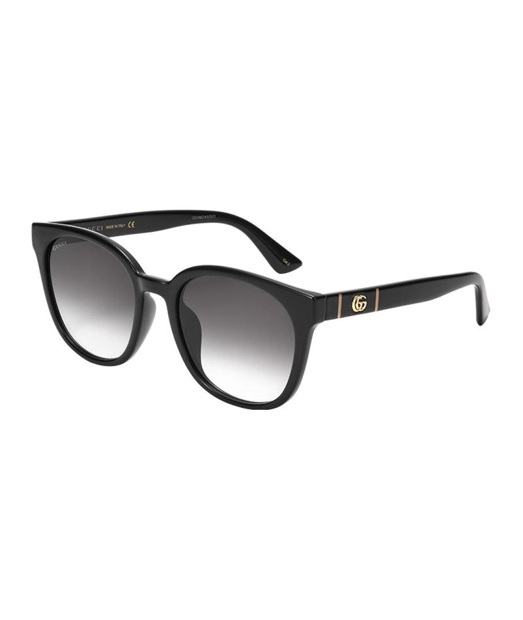 GUCCI Черные пластиковые солнцезащитные очки, фото 1