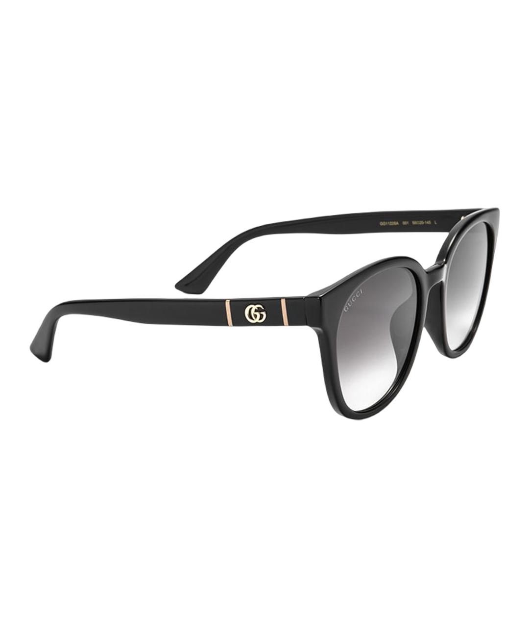 GUCCI Черные пластиковые солнцезащитные очки, фото 4