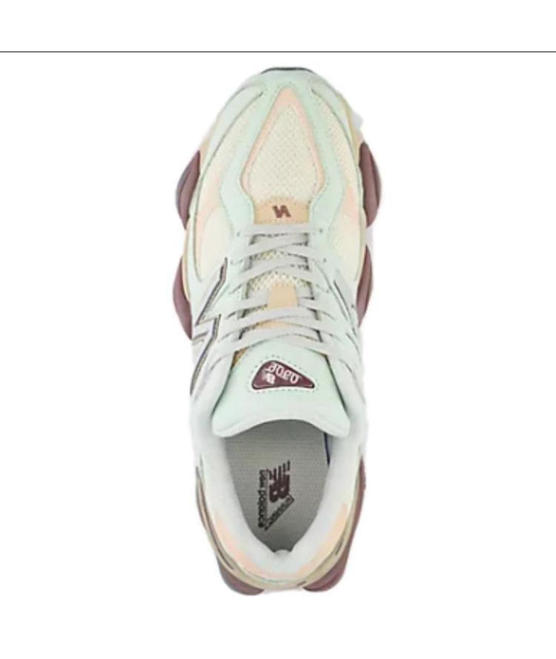 NEW BALANCE Зеленые низкие кроссовки / кеды, фото 3