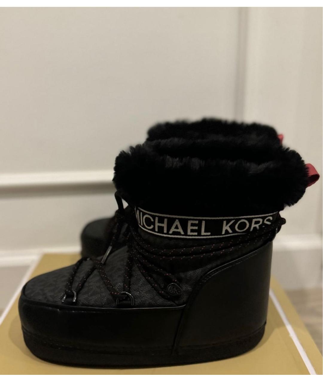 MICHAEL KORS Черные ботинки, фото 9