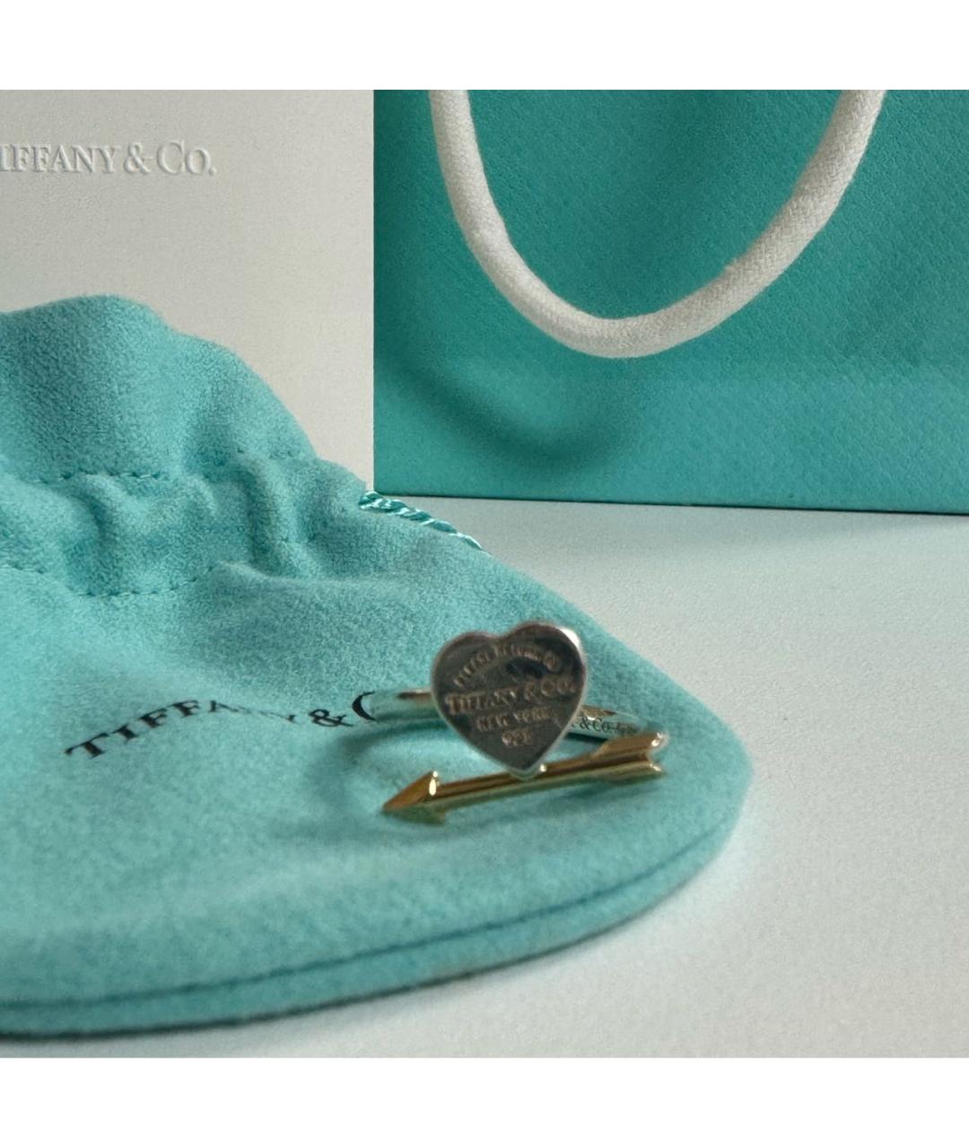TIFFANY&CO Белое серебряное кольцо, фото 2