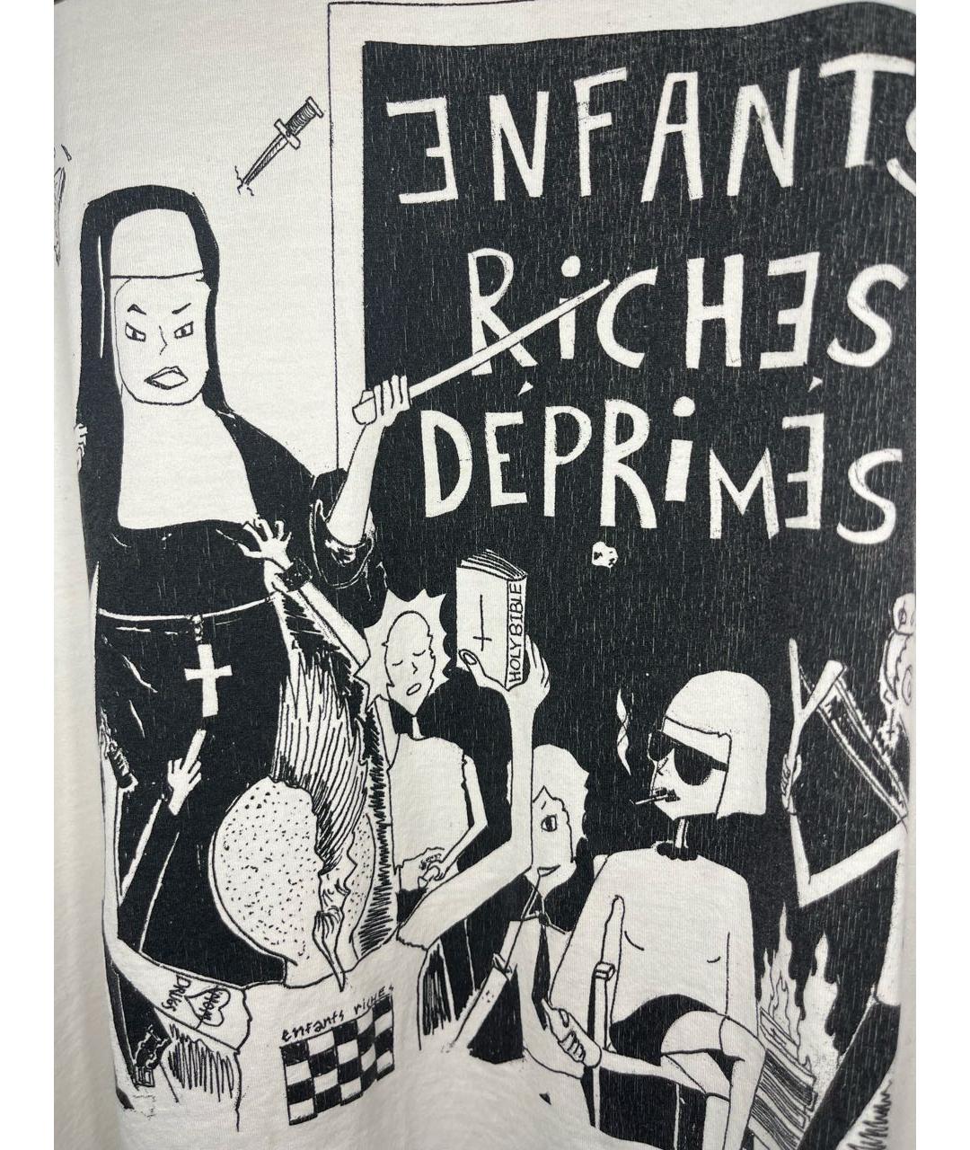 Enfants Riches Déprimés Белая хлопковая футболка, фото 4