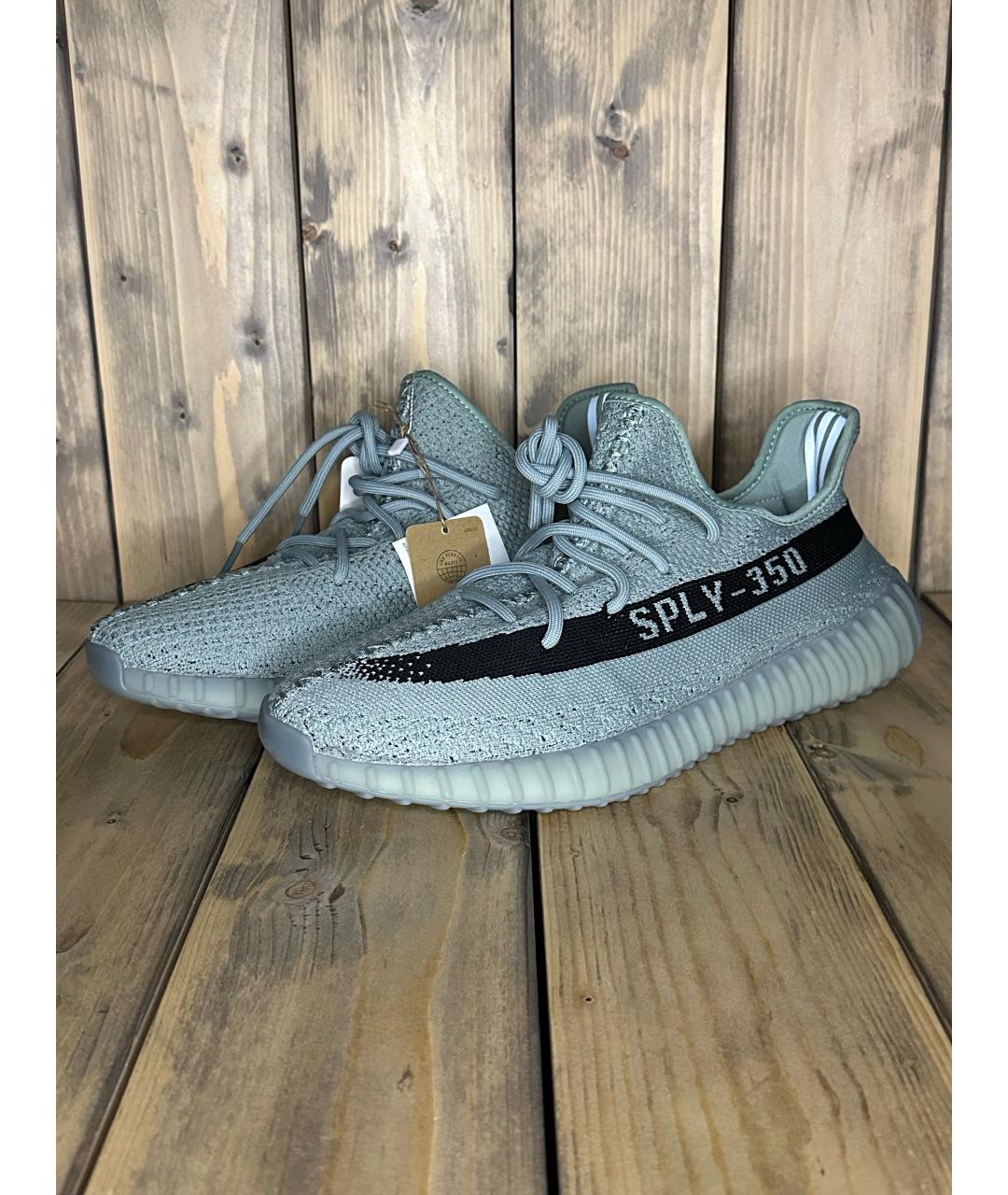 ADIDAS YEEZY Серые низкие кроссовки / кеды, фото 2