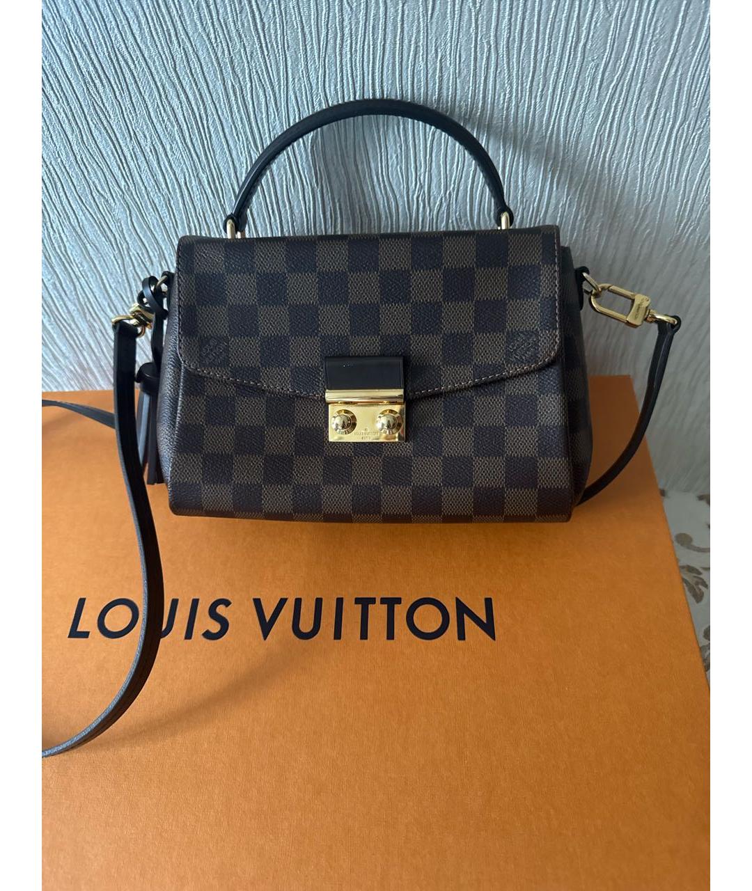 LOUIS VUITTON Коричневая сумка через плечо, фото 4