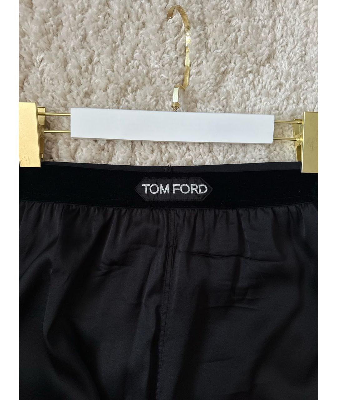 TOM FORD Черные шелковые шорты, фото 3