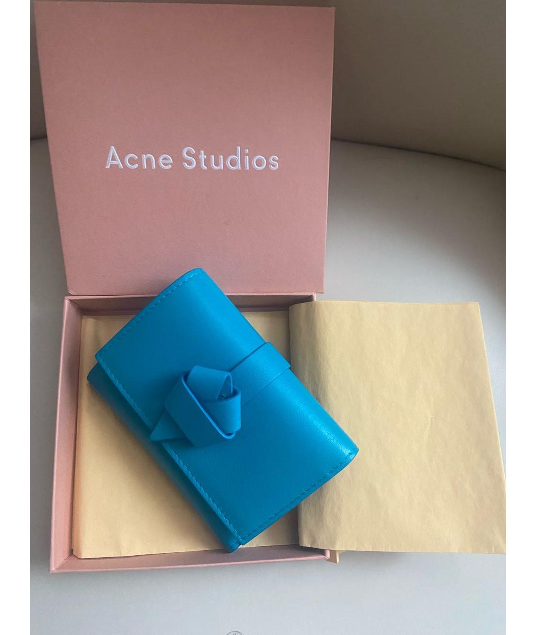 ACNE STUDIOS Синий кошелек, фото 7