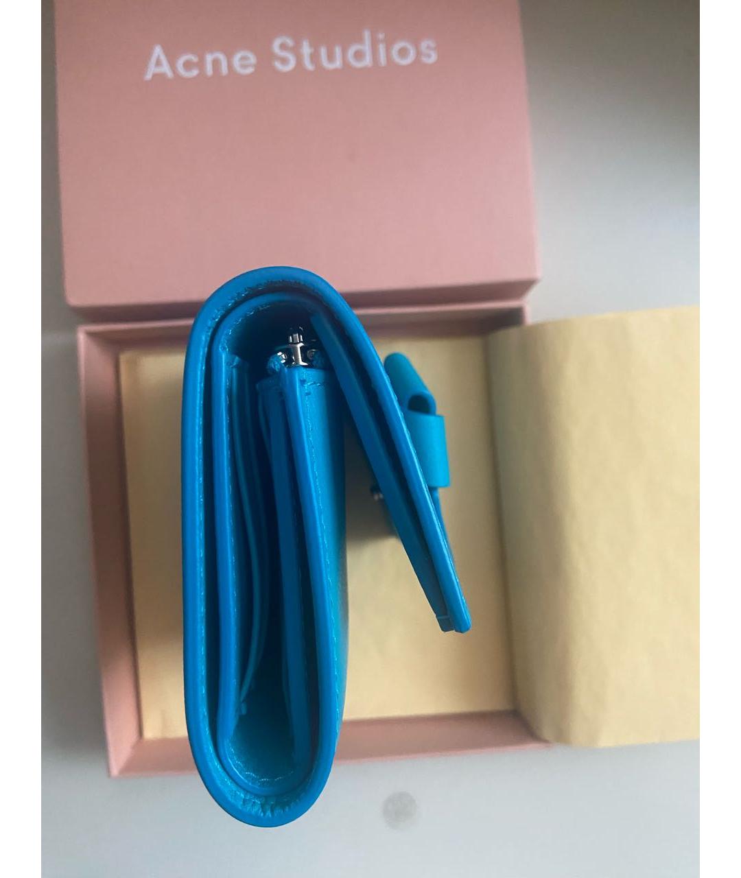 ACNE STUDIOS Синий кошелек, фото 6