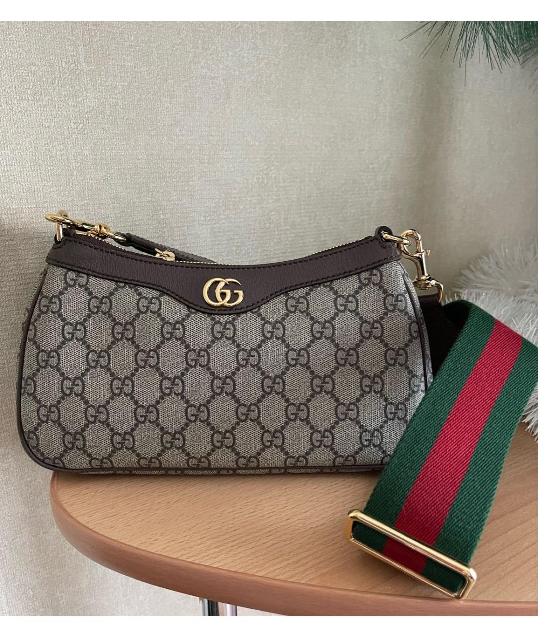 GUCCI Бежевая сумка через плечо, фото 2