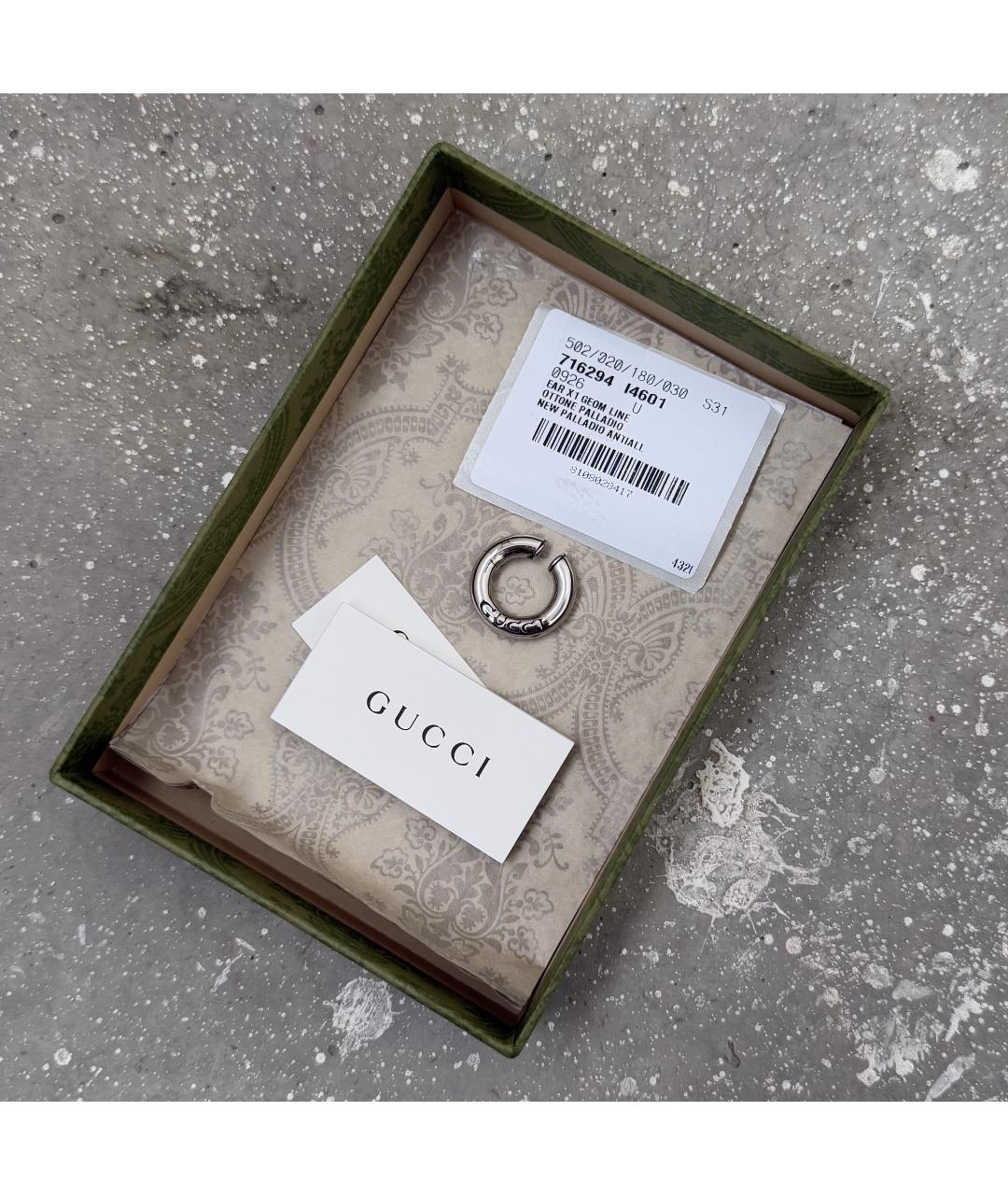 GUCCI Серебряные серьги, фото 7