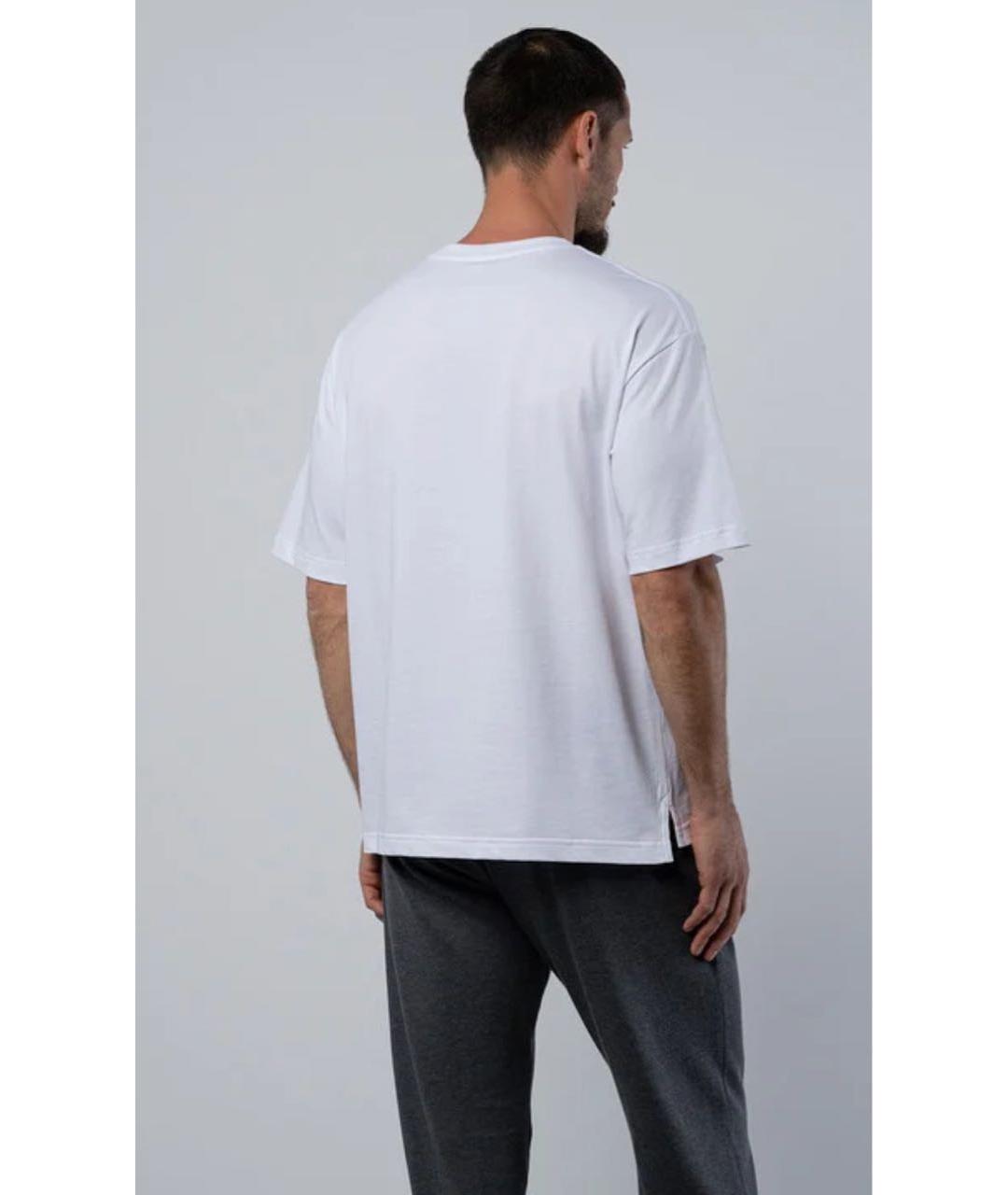 KITON Белая хлопковая футболка, фото 3