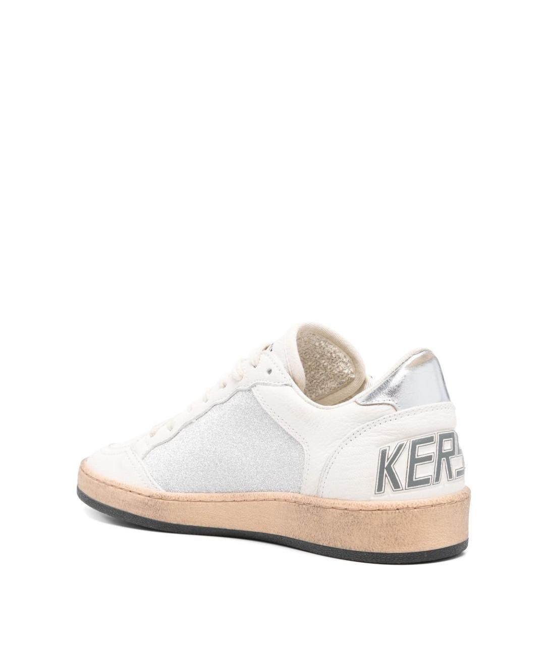 GOLDEN GOOSE DELUXE BRAND Белые кожаные кеды, фото 3