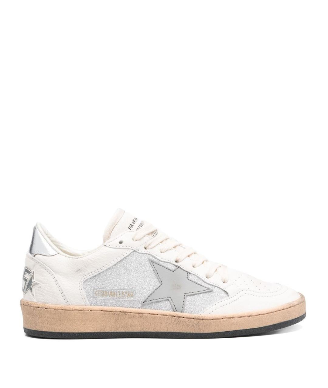 GOLDEN GOOSE DELUXE BRAND Белые кожаные кеды, фото 1