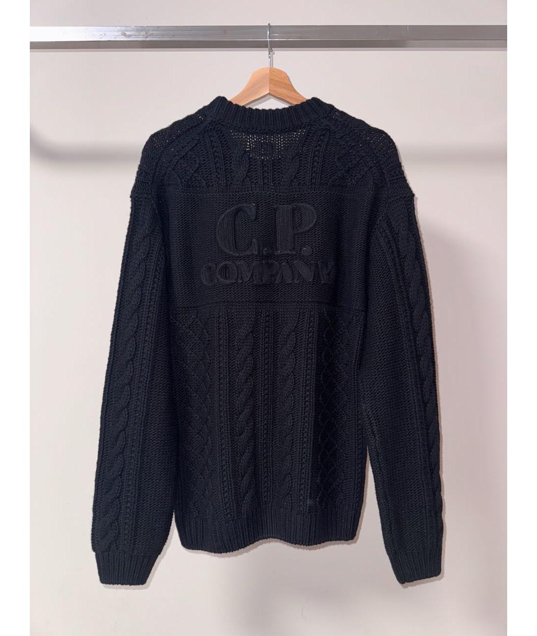 CP COMPANY Черный шерстяной джемпер / свитер, фото 3