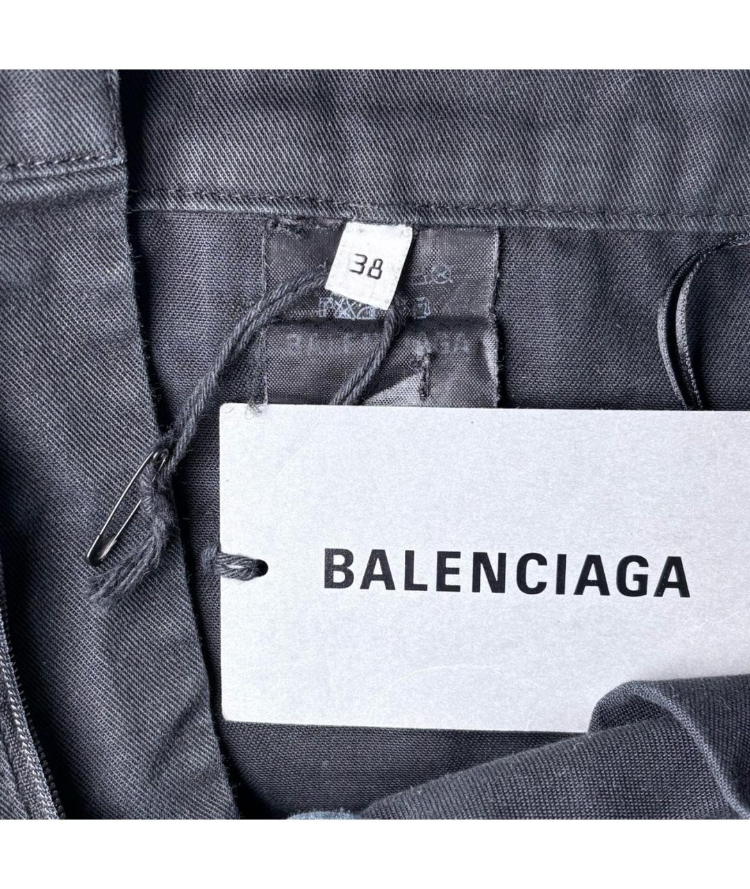 BALENCIAGA Черные прямые джинсы, фото 8