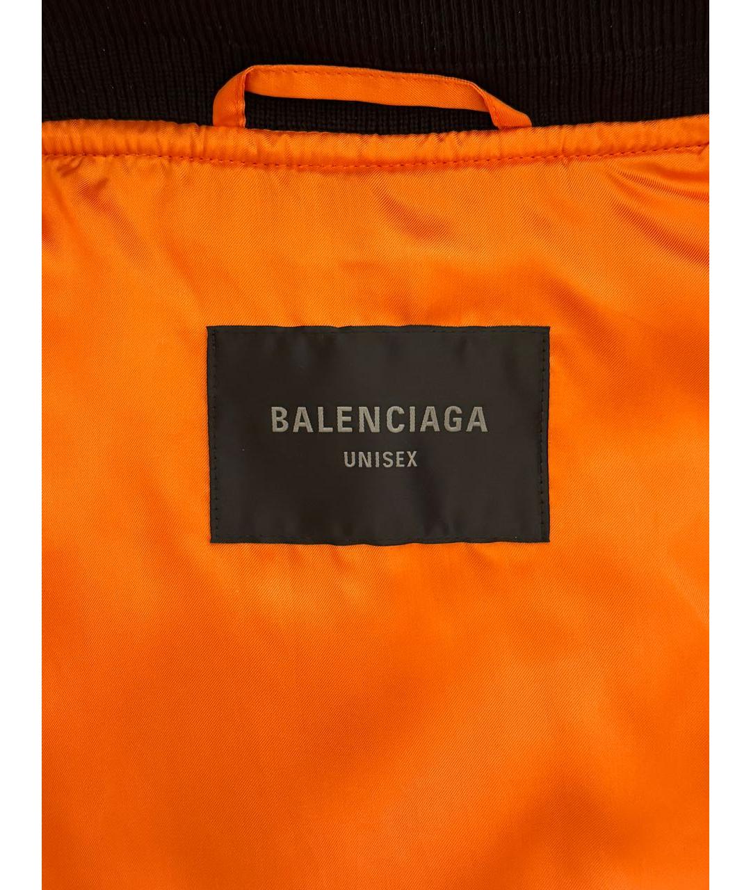 BALENCIAGA Черная полиамидовая куртка, фото 6