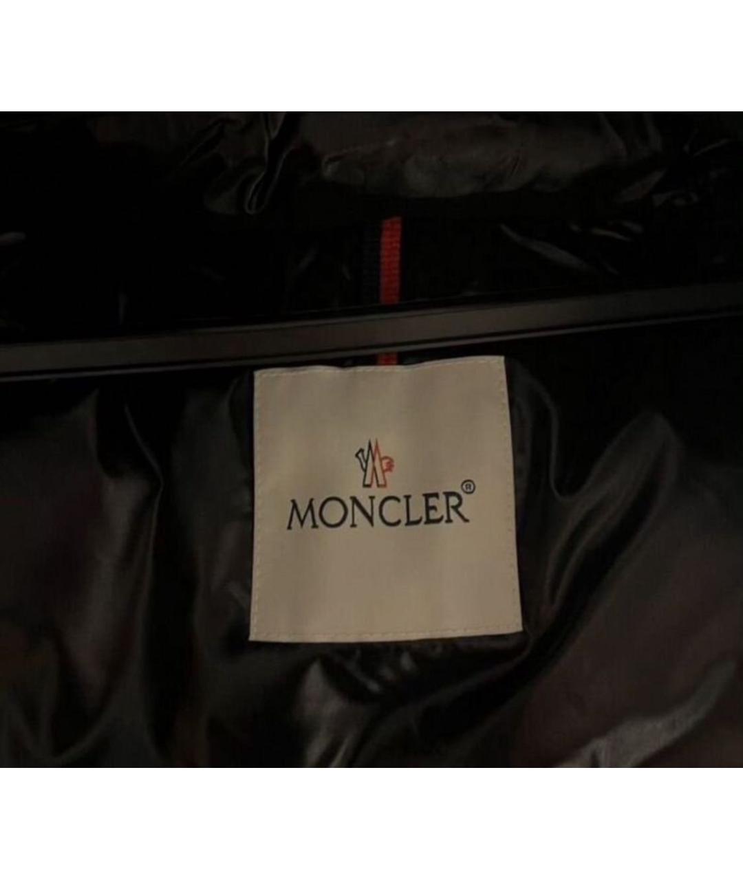 MONCLER Черный пуховик, фото 6