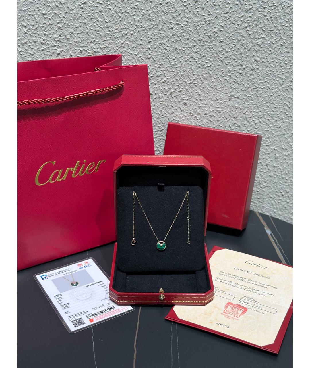 CARTIER Золотое колье из розового золота, фото 9