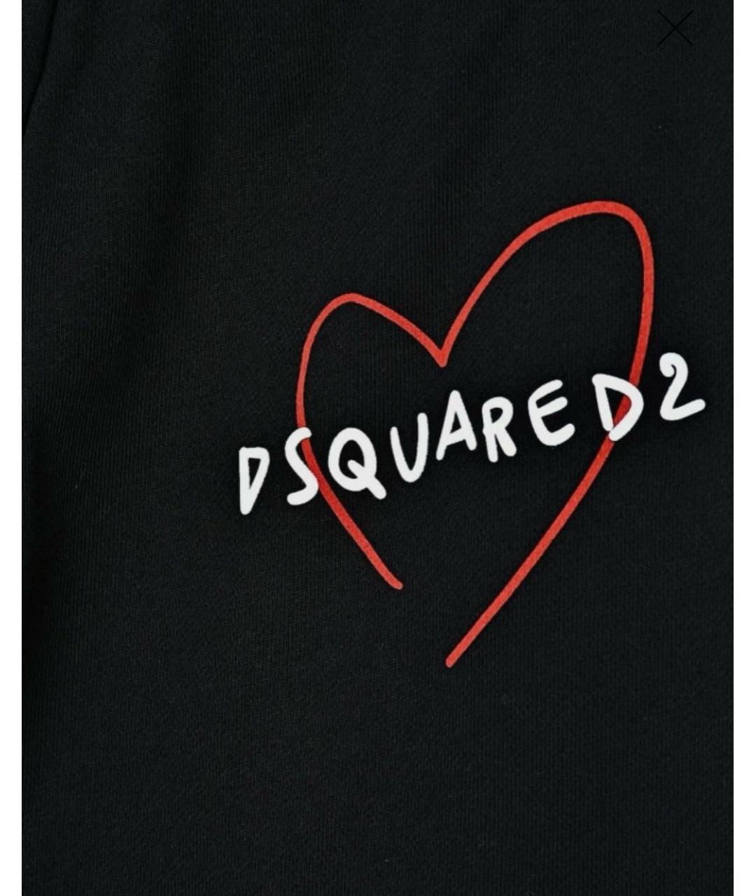 DSQUARED2 Черные хлопковые брюки и шорты, фото 3