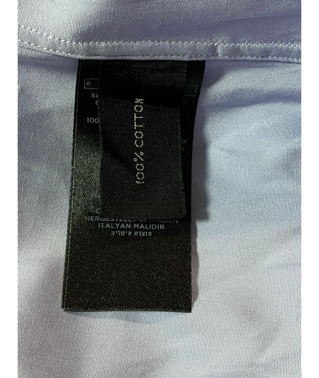 TOM FORD Голубая хлопковая классическая рубашка, фото 4