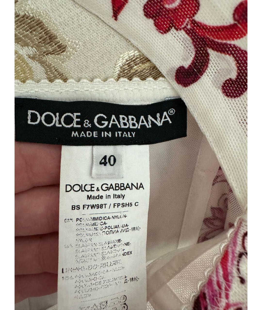 DOLCE&GABBANA Мульти корсет, фото 2