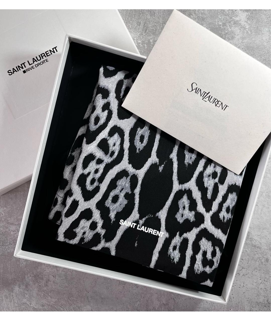 SAINT LAURENT Серая сумка тоут, фото 2