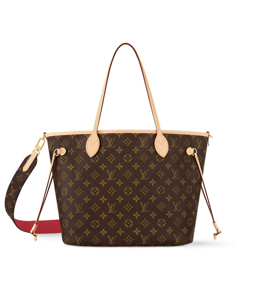 LOUIS VUITTON Красная сумка тоут, фото 2