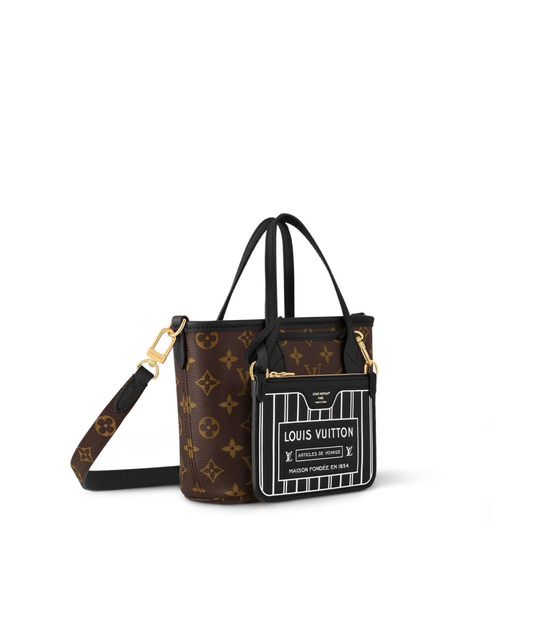 LOUIS VUITTON Черная сумка тоут, фото 2