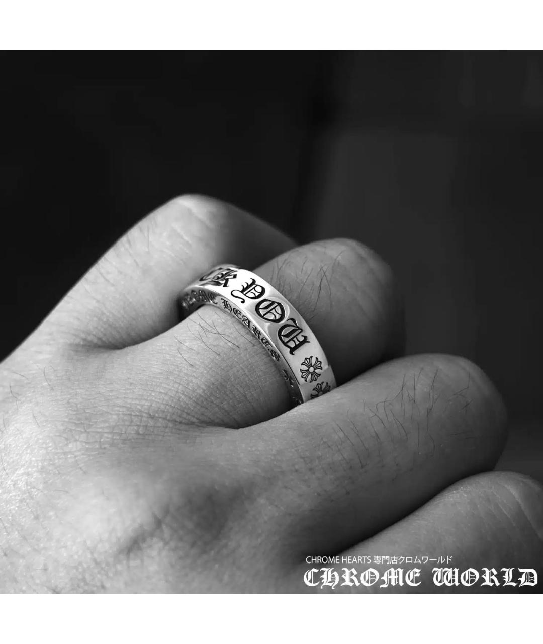 CHROME HEARTS Серебряное серебряное кольцо, фото 2