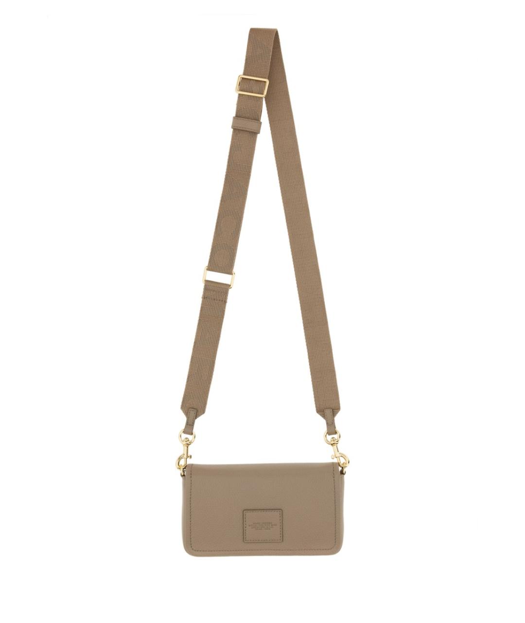 MARC JACOBS Бежевая кожаная сумка через плечо, фото 2