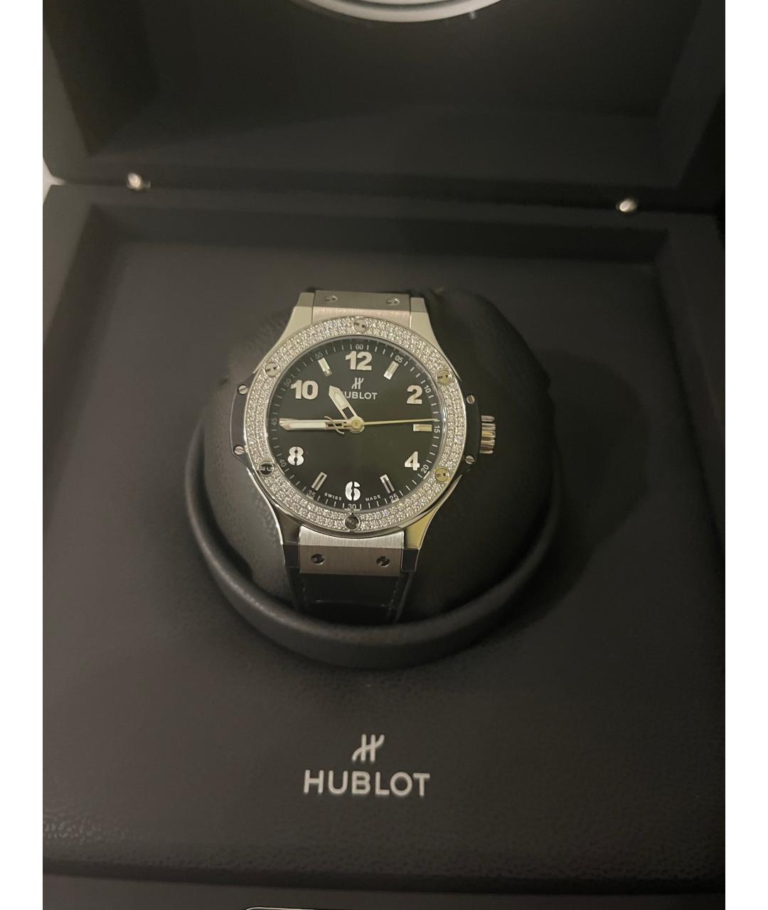 HUBLOT Серые часы из белого золота, фото 5