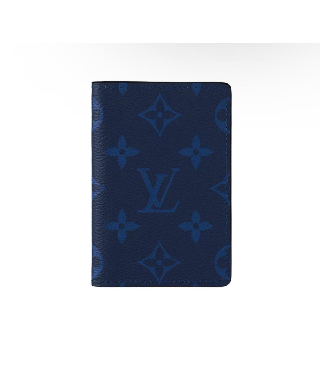 LOUIS VUITTON Синий кардхолдер, фото 1