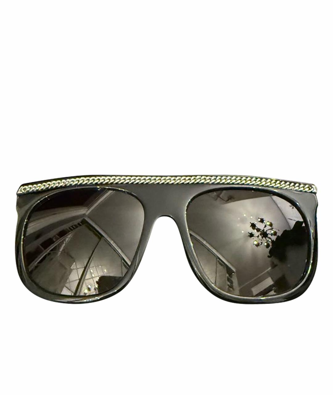 STELLA MCCARTNEY Коричневые пластиковые солнцезащитные очки, фото 1