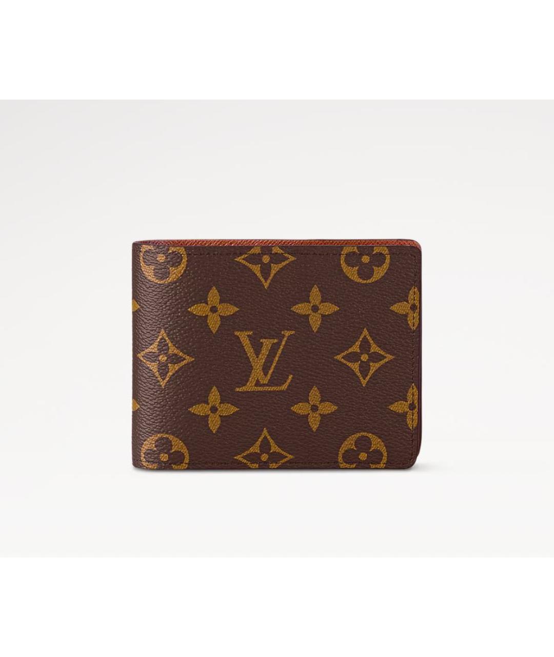 LOUIS VUITTON Коричневый кошелек, фото 6