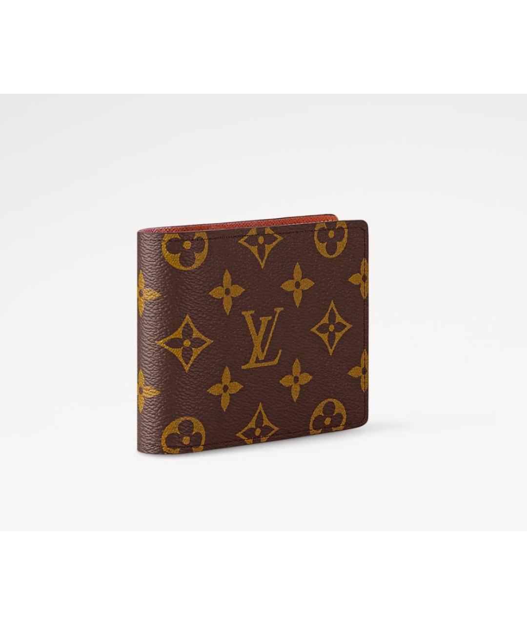 LOUIS VUITTON Коричневый кошелек, фото 3