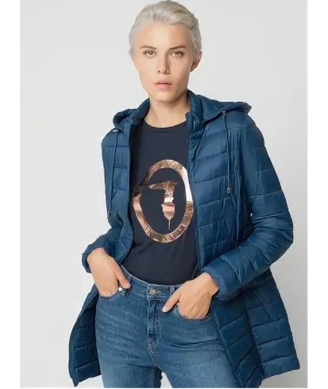 TRUSSARDI JEANS Синяя куртка, фото 7