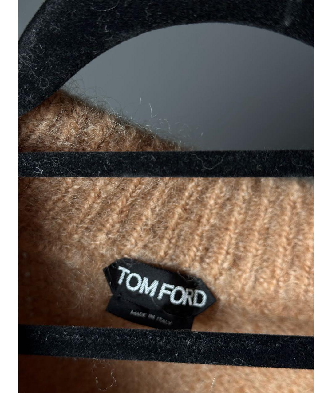 TOM FORD Коричневый джемпер / свитер, фото 3