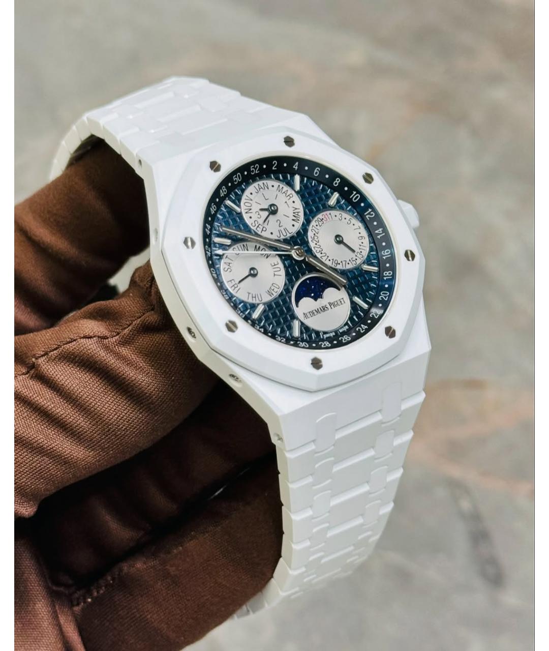 Audemars Piguet Синие керамические часы, фото 3