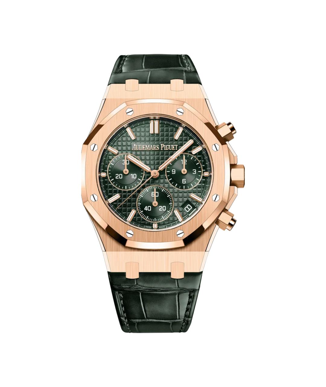 Audemars Piguet Зеленые часы из розового золота, фото 1