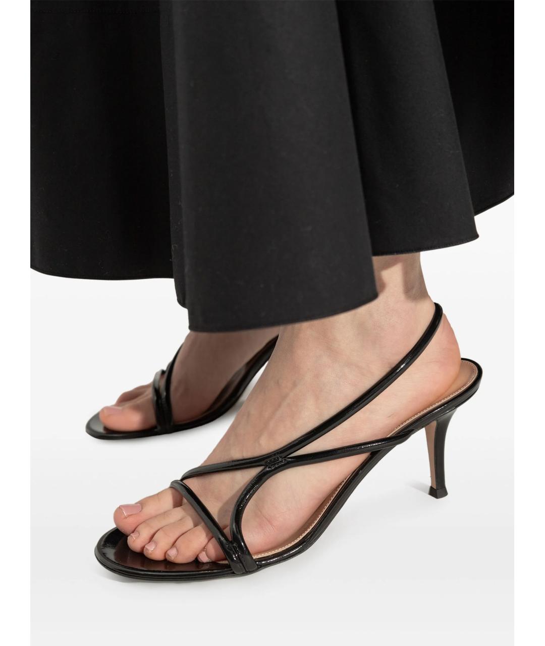 GIANVITO ROSSI Черные босоножки, фото 5