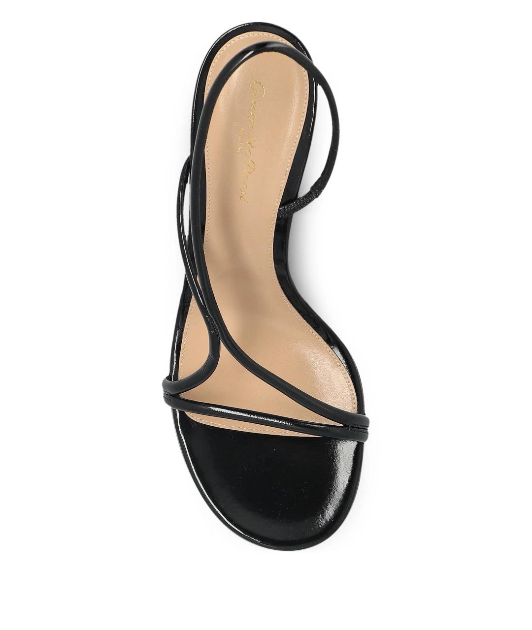 GIANVITO ROSSI Черные босоножки, фото 4