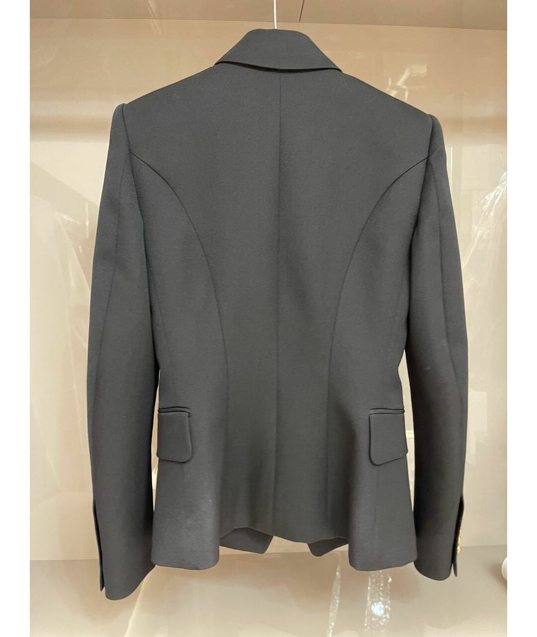 BALMAIN Черный шерстяной жакет/пиджак, фото 3