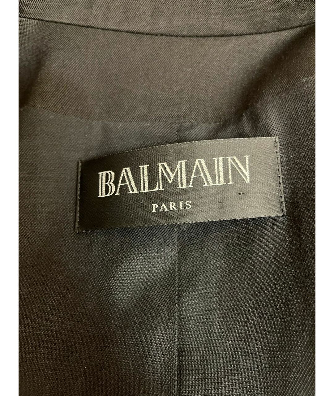 BALMAIN Черный шерстяной жакет/пиджак, фото 4