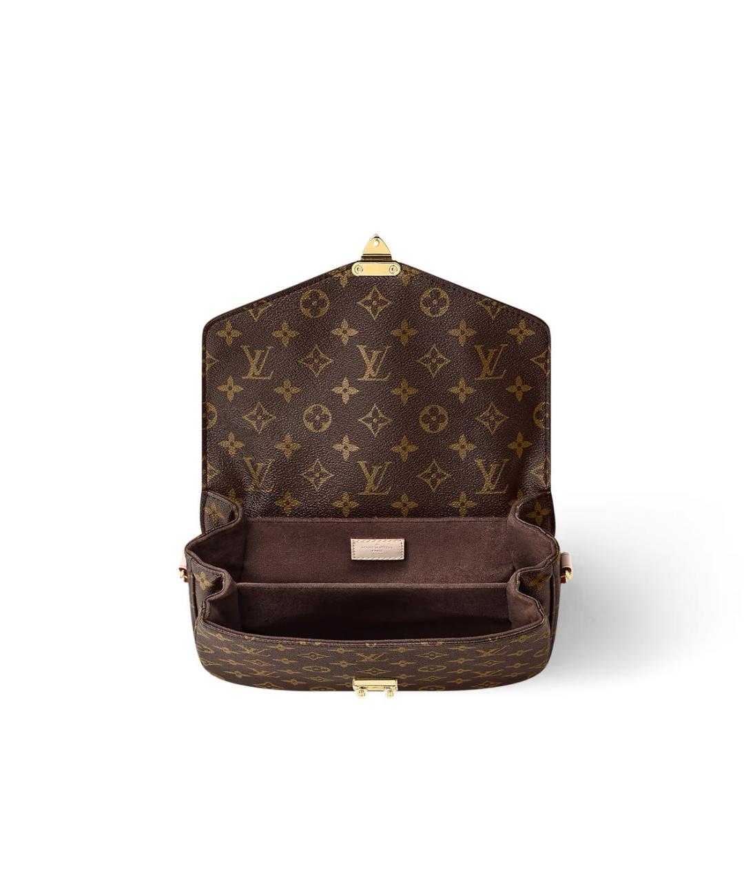 LOUIS VUITTON Коричневая сумка через плечо, фото 3