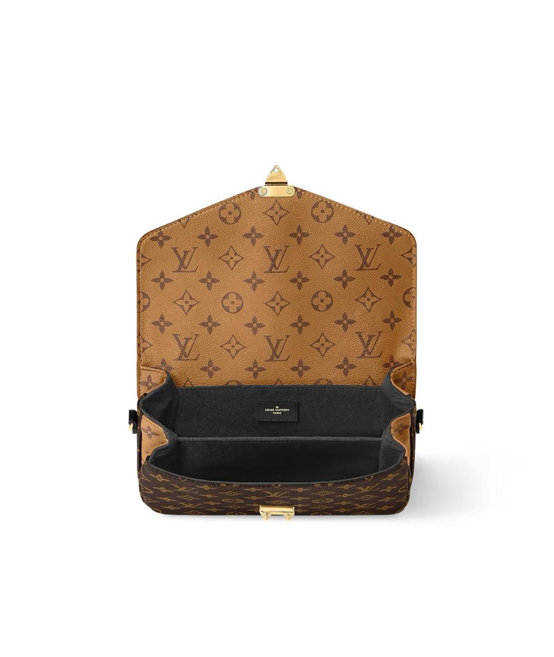 LOUIS VUITTON Коричневая сумка через плечо, фото 3